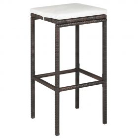 Set mobilier bar de gradina cu perne