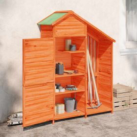 Magazie de unelte de gradina maro 120x53