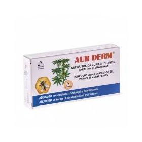 Aur Derm supozitoare ricin 1,5g - 10buc - LAUR MED