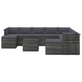 Set mobilier gradina paleti cu perne