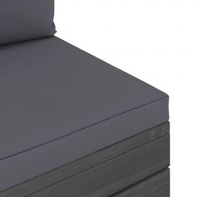 Set mobilier gradina paleti cu perne