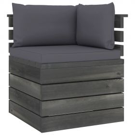 Set mobilier gradina paleti cu perne