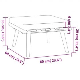 Set mobilier de gradina cu perne