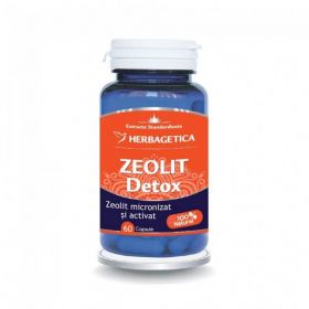 Zeolit Detox+ - Herbagetica 30 capsule