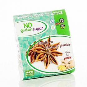 BISCUITI VEGANI FARA GLUTEN CU ANASON SI GHIMBIR 100g – NO GLUTENSUGAR