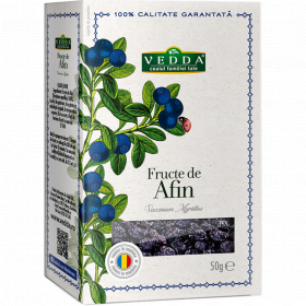 Ceai fructe uscate de Afine 50g, Vedda