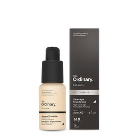 Fond de ten cu acoperire mare Coverage Foundation The Ordinary SPF 15, 30ml, Deciem 1.1 N (fair)