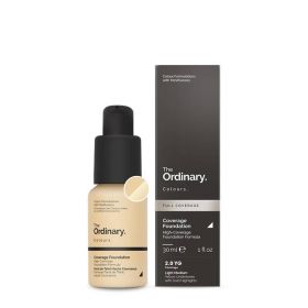 Fond de ten cu acoperire mare Coverage Foundation The Ordinary SPF 15, 30ml, Deciem 1.1 N (fair)