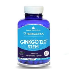 GINKGO 120 STEM, Herbagetica 60 capsule