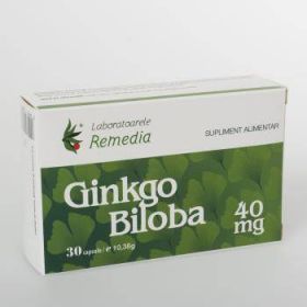 GINKGO BILOBA 40mg, Remedia 30 capsule