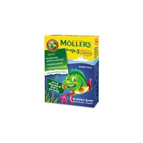 OMEGA 3 PESTISOR JELEURI 36buc, MOLLERS Portocale
