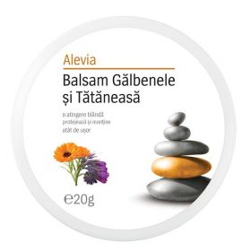 Balsam galbenele si tataneasa 20g, Alevia