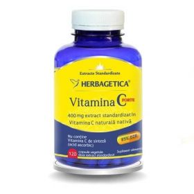 VITAMINA C FORTE 400mg, NATURALA, capsule, HERBAGETICA 30 capsule
