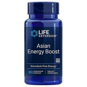 Life Extension Asian Energy Boost 90 veg caps