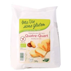 Amestec pentru chec "patru sferturi", fara gluten, 300g, eco-bio - Ma vie sans Gluten