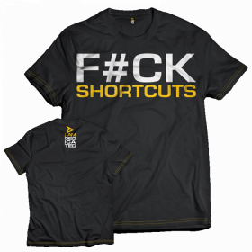 Dedicated T-Shirt F ck Shortcuts