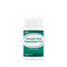 Calciu 1000 Magneziu 400 Cu Zinc & Cupru, 180 Capsule - GNC