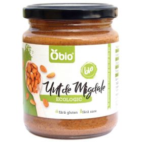 Unt de migdale fara gluten eco-bio, 250g Obio