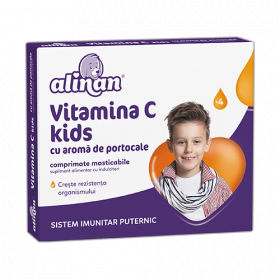 Alinan Vitamina C Aroma De Portocale, 20 Comprimate - FITERMAN PHARMA