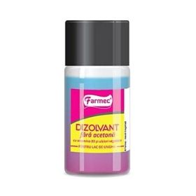 Dizolvant fara Acetona pentru Lac de Unghii Farmec, 50ml