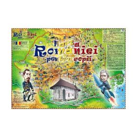 Harta Romaniei pentru copii, editura Grupul Editorial Art