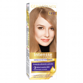 Vopsea de par permanenta Intensse, color 13 blond aluna, 50ml - Gerocossen