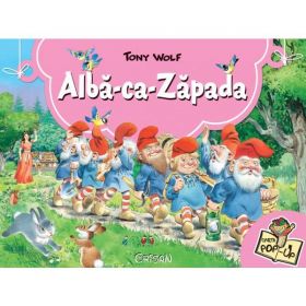 Alba-ca-Zapada. Carte Pop-up - Tony Wolf, editura Crisan