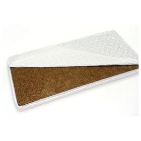 Saltea Nichiduta cu doua fete cocos hrisca plus 120x60x9.5 cm Alb