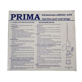 Branule cu valva si cateter F.E.P. radioopac Prima, 22G (0.6 / 0.9 x 25mm), albastru, sterile, 100 buc