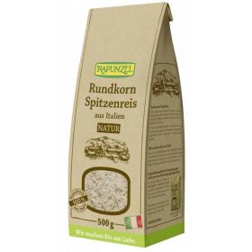 Orez cu bob rotund natur, eco-bio, 500g - Rapunzel
