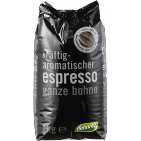 Cafea Espresso boabe, eco-bio, 1kg - Dennree