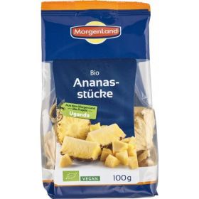 Ananas uscat bucati, eco-bio, 100g - MorgenLand