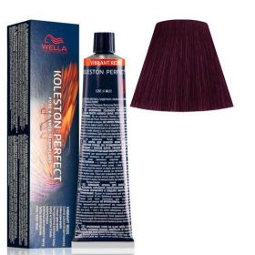 Vopsea Crema Permanenta - Wella Professionals Koleston Perfect ME+ Vibrant Reds, nuanta 44/65 Castaniu Mediu Intens Violet Mahon