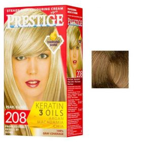 Vopsea pentru Par Rosa Impex Prestige, nuanta 213 Hazelnut Blonde