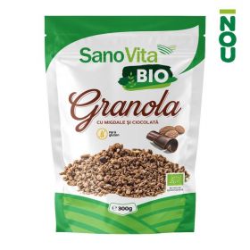 GRANOLA CU MIGDALE SI CIOCOLATA, ECO-BIO, 300G - Sano Vita