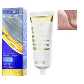 Vopsea de Par Semi-Permanenta Rosa Impex Prestige VIP&#039;s BeBlonde Hair Toner, nuanta BB09 Rose Pearl, 100ml