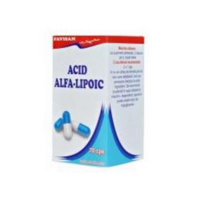 Acid Alfa-Lipoic Favisan, 70 capsule