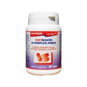 Favimagne B Complex Forte Favisan, 40 capsule