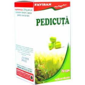 Pedicuta Favisan, 70 capsule