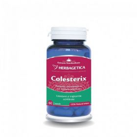 Colesterix, 120cps, 60cps si 30cps - Herbagetica 60 capsule