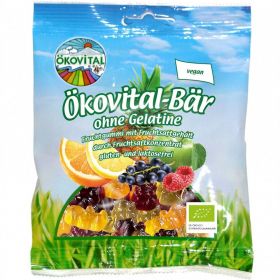 Jeleuri de fructe ursuleti, fara gluten, eco-bio, 100g - Okovital