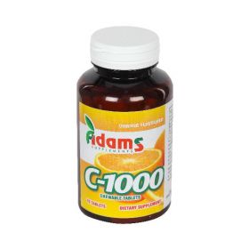 Vitamina C-1000 Masticabila cu aroma de Portocale Adams Supplements, 70 tablete