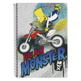 Caiet cu spira The Simpsons A4