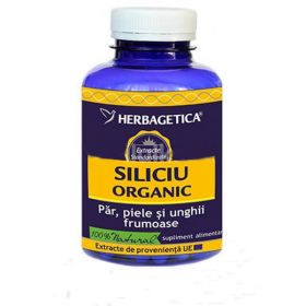 Siliciu Organic Herbagetica, 120 capsule