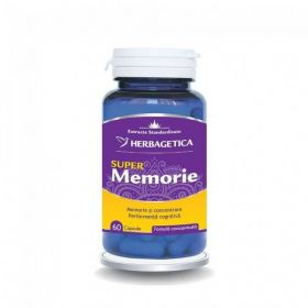 Super Memorie, 120cps, 60cps si 30cps - Herbagetica 120 capsule