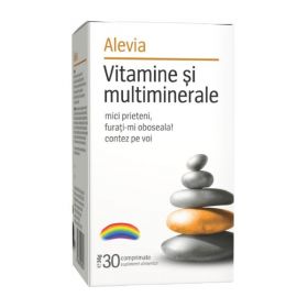 Vitamine si Multiminerale Alevia, 30 comprimate