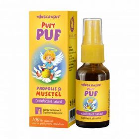 Pufy Puf Propolis si Musetel Fara Alcool Spray Dacia Plant, 20ml