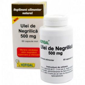 Ulei de Negrilica Hofigal, 60 capsule moi