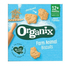 Biscuiti animalute Goodies, +12 luni, eco-bio, 100g - Organix