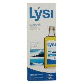 Ulei din Ficat de Cod Natural Lysi, 240ml